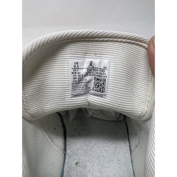 Air Jordan 1 SE Low Twine Orange Quartz Corduroy size 9.5 Women’s - Picture 7 of 9